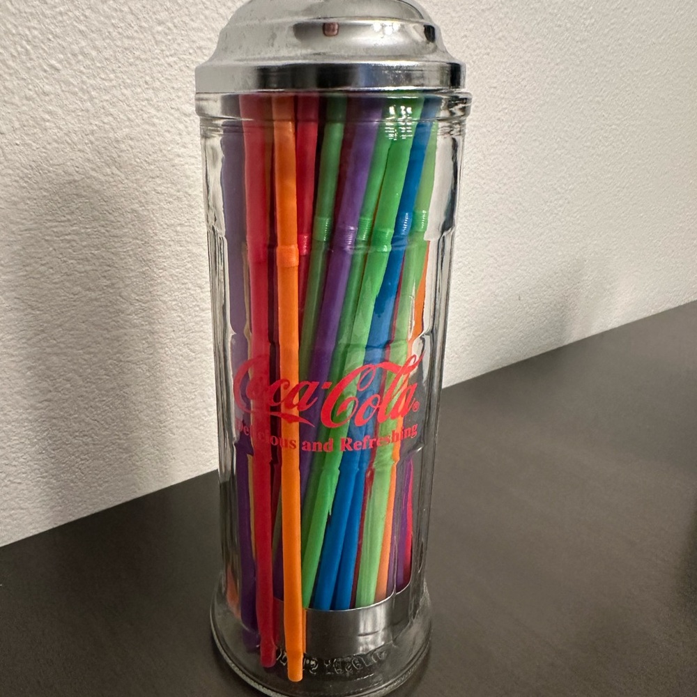 Coca Cola Collectible Straw Diapenser